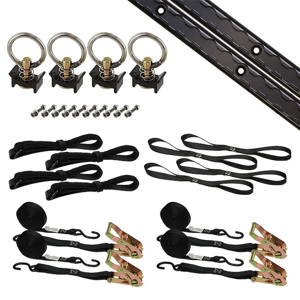 6' Tie Down System - Black